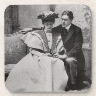 Dessous-de-verre La scène de la représentation d'importance de soit