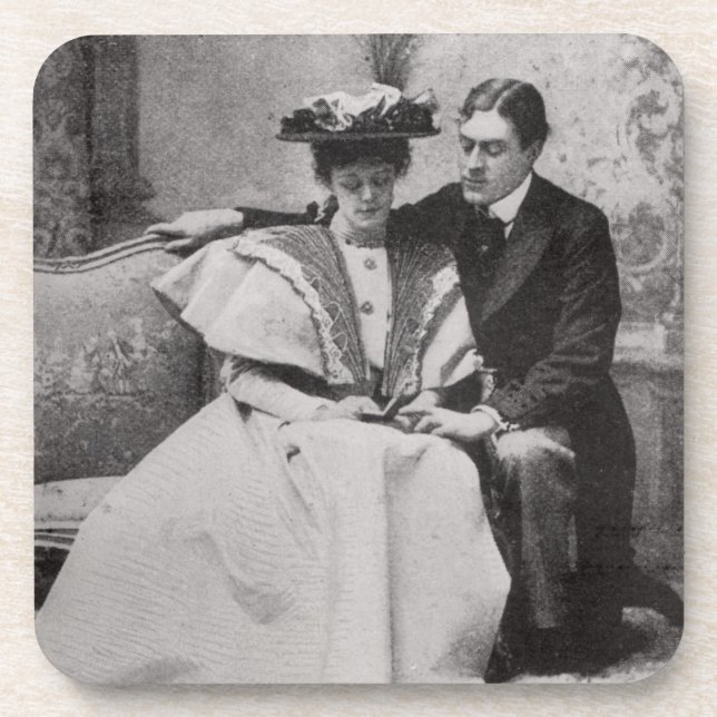 Dessous-de-verre La scène de la représentation d'importance de soit (Devant)