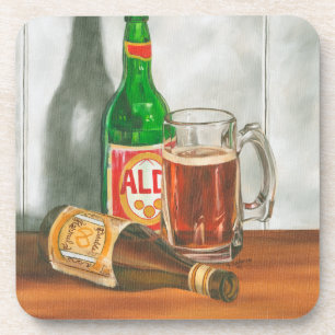 Dessous-de-verre La vie toujours avec de la bière par Jennifer