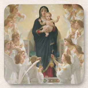 Dessous-de-verre La Vierge avec Angels, 1900