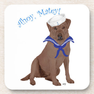 Dessous-de-verre Labrador Retriever marron chocolat