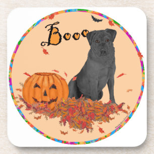 Dessous-de-verre Labrador Retriever noir Boo!
