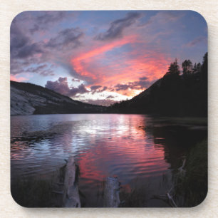 Dessous-de-verre Lac Merced Sunset - Yosemite - Californie