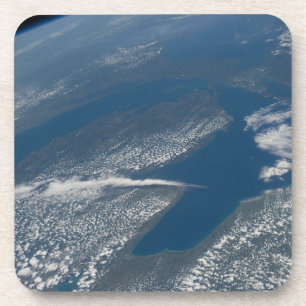 Dessous-de-verre Lac Michigan, Lac Huron Et État Du Michigan.