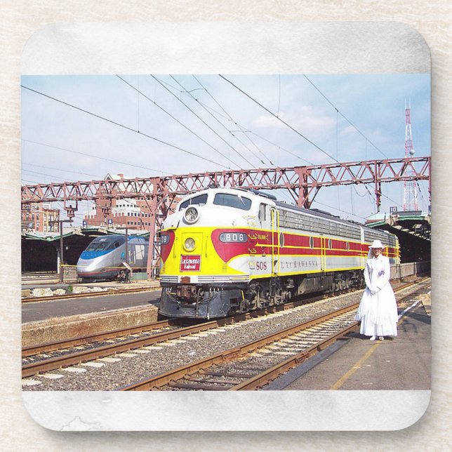 Dessous-de-verre Lackawanna Railroad et A Phoebe Snow (Devant)