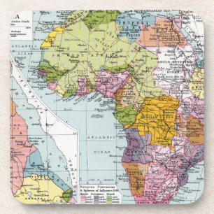 DESSOUS-DE-VERRE L'AFRIQUE DIVISÉE, 1914