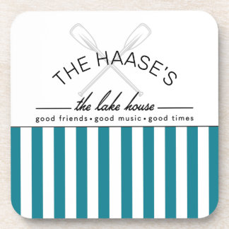 Dessous-de-verre Lake House Good Friends Music Times Blue Stripe