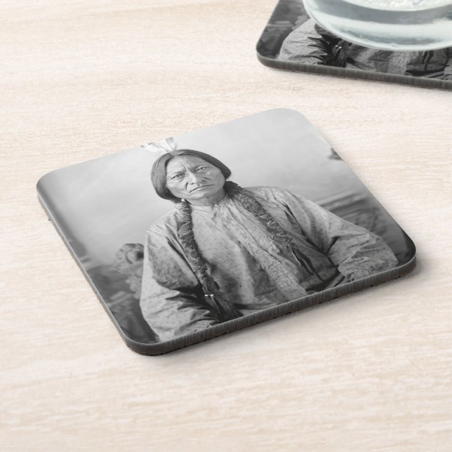 Dessous-de-verre Lakota Leader assis Bull Amérindien (Côté gauche)