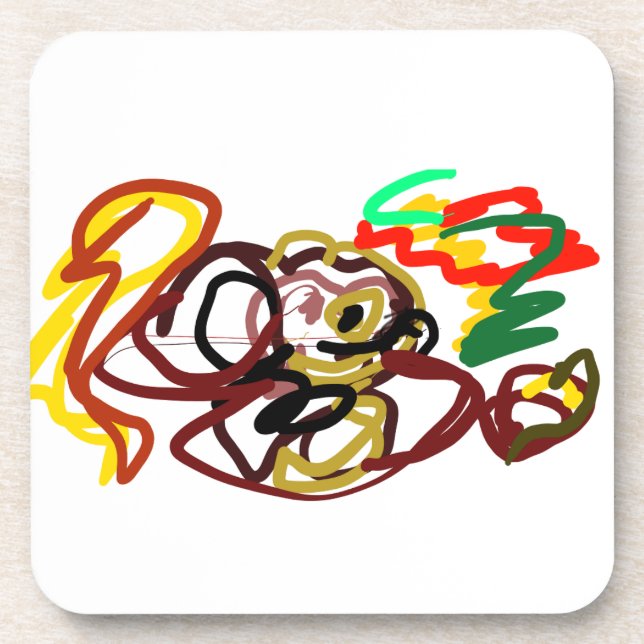 Dessous-de-verre L'amour de l'écureuil d'automne (Devant)