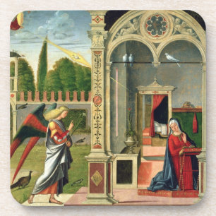 Dessous-de-verre L'annonce (huile sur le panneau) 2