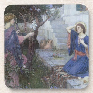 Dessous-de-verre L'Annonciation par John William Waterhouse