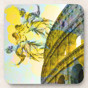 Dessous-de-verre L'art cool de Rome éléments de manière branchée