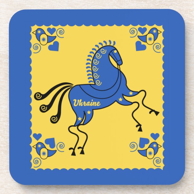 Dessous-de-verre L'art populaire traditionnel ukrainien (Devant)