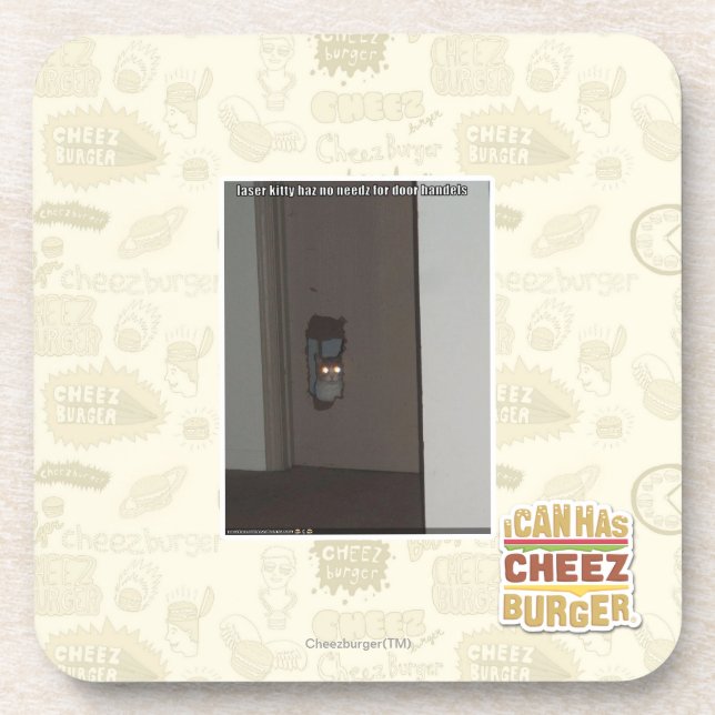 Dessous-de-verre Laser Kitty (Devant)