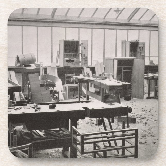 Dessous-de-verre L'atelier du charpentier, des ateliers du Th (Devant)