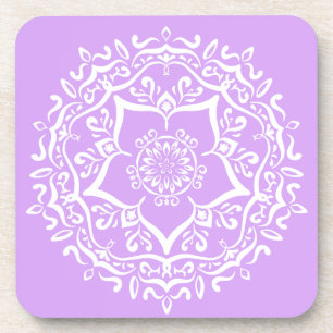 Dessous-de-verre Lavender Mandala