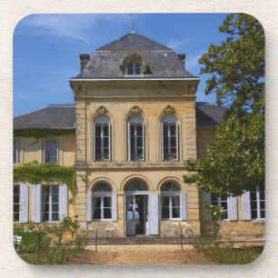 Dessous-de-verre Le bâtiment principal du château, rénové par