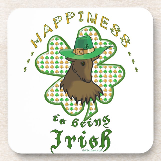 Dessous-de-verre Le bonheur est irlandais (Devant)
