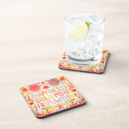 Dessous-de-verre Le bonheur fleurit de WIthin