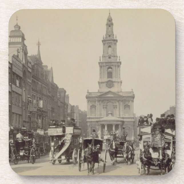Dessous-de-verre Le brin, c.1880 (photo de sépia) (Devant)