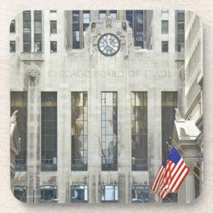 Dessous-de-verre 'Le bureau de commerce de Chicago, Chicago,