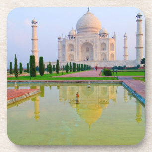 Dessous-de-verre Le calme paisible Monde célèbre Taj Mahal à