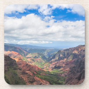 Dessous-de-verre Le canyon de Waimea