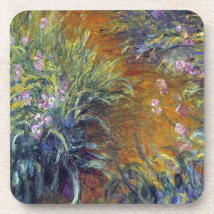 Dessous-de-verre Le chemin à travers les Irises par Claude Monet