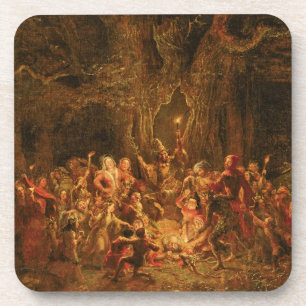 Dessous-de-verre Le chêne de Herne "des joyeuses épouses de