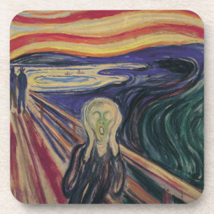Dessous-de-verre Le cri d'Edvard Munch, l'expressionnisme Vintage