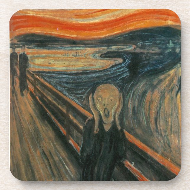 Dessous-de-verre Le cri perçant par Edvard Munch (Devant)
