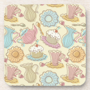 Dessous-de-verre Le dessin de main bombe des silhouettes