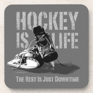 Dessous-de-verre Le hockey c'est la vie