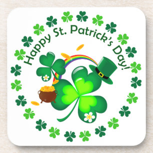 Dessous-de-verre Le jour de St Patrick heureux