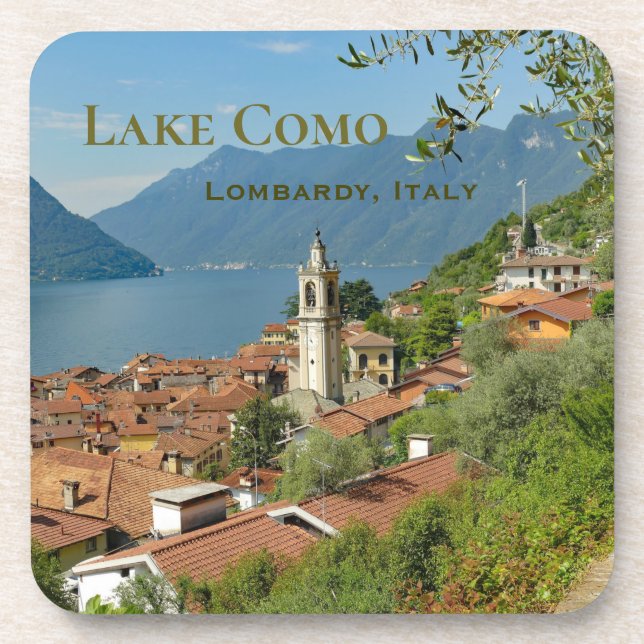 Dessous-de-verre Le lac de Côme Lombardie Italie (Devant)