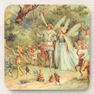 Dessous-de-verre Le Mariage de Thumbelina et du Prince, Contes de F