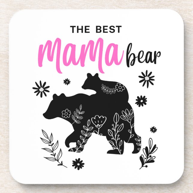 Dessous-de-verre Le meilleur ours de maman (Devant)