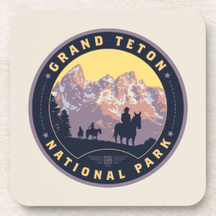 Dessous-de-verre Le Parc national de Grand Teton