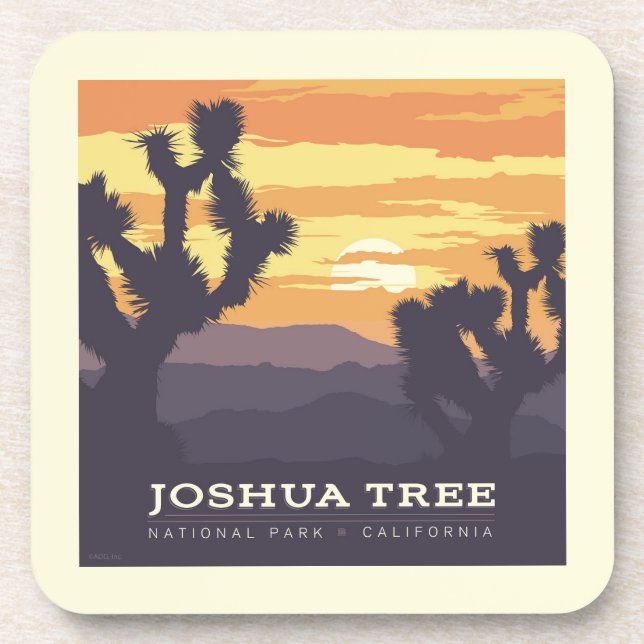 Dessous-de-verre Le Parc national de Joshua Tree | Californie (Devant)