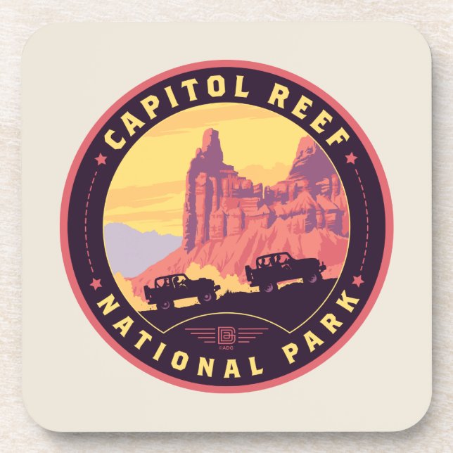 Dessous-de-verre Le Parc national du Capitol Reef (Devant)