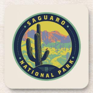Dessous-de-verre Le Parc national du Saguaro