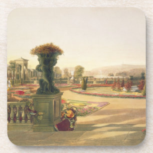 Dessous-de-verre Le Parterre, Trentham Hall fait du jardinage, pub.