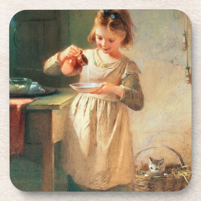 Dessous-de-verre Le petit déjeuner de Kitty (Devant)