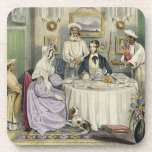 Dessous-de-verre Le petit déjeuner, plaquent 3 "des Indiens anglo"