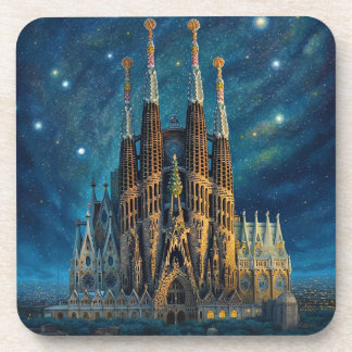 Dessous-de-verre Le rêve étoilé de Gaudi | Barcelone Sagrada Famili