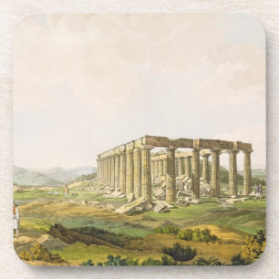Dessous-de-verre Le temple d'Apollo Epicurius, plaquent 25 de la