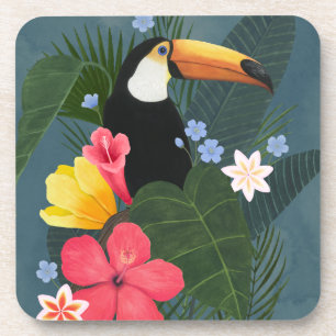 Dessous-de-verre Le Toucan tropical en pleine nature