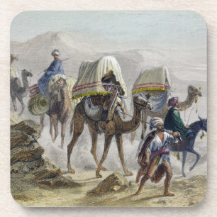 Dessous-de-verre Le train de chameau, de 'Constantinople et du Blac