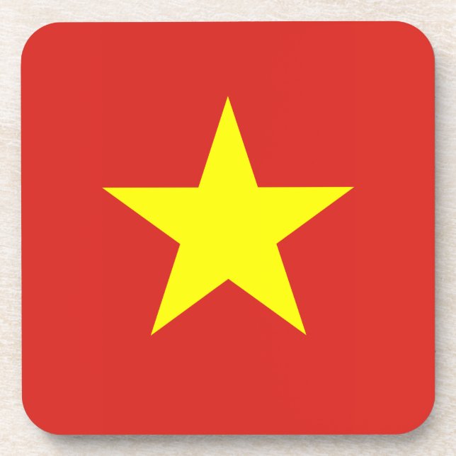 Dessous-de-verre Le Vietnam - drapeau vietnamien (Devant)
