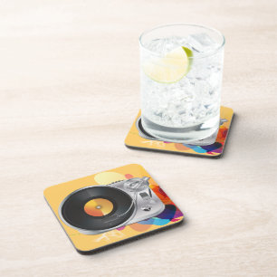 Dessous-de-verre Lecteur de musique DJ